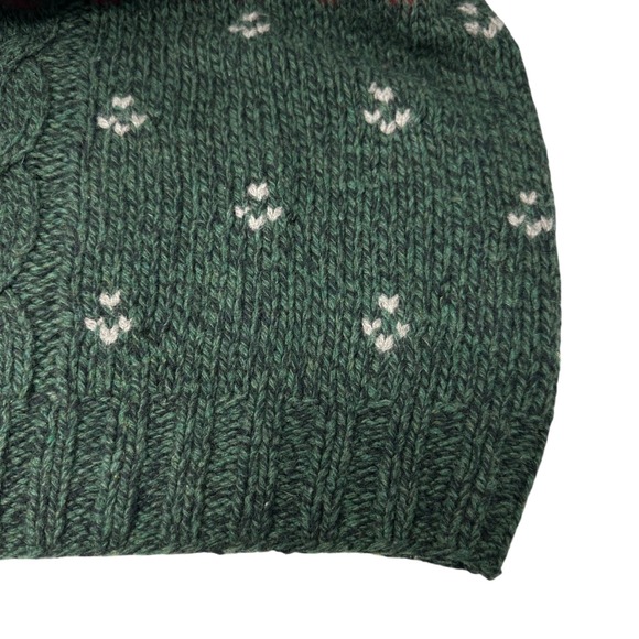 WOOLRICH Vintage Wool Sweater Mens 90s Pullover Nordic Fair Isle Reindeer XL - Picture 7 of 9